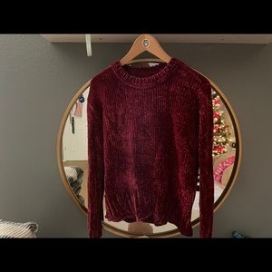 wine colored aeropostale sweater
